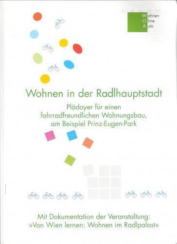 Wohnen in der Radlhauptstadt Titelblatt