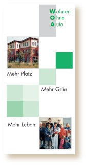 Wohnen ohne Auto Flyer Titelblatt